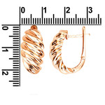 Серьги TRANSFORME из красного золота 585 пробы
