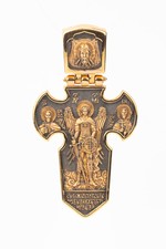 Крест из красного золота 585 пробы