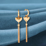 Серьги из красного золота 585 пробы
