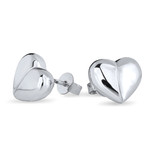 Серьги-пусеты из белого золота 585 пробы